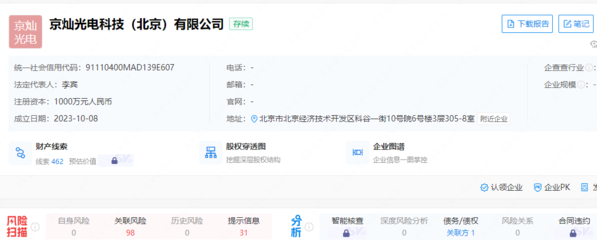 華燦光電戰略布局深化，京燦光電科技成立進軍芯片設計與電子元器件銷售